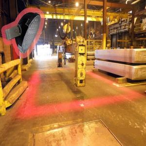 120W Red LED Overhead Crane Warning Light