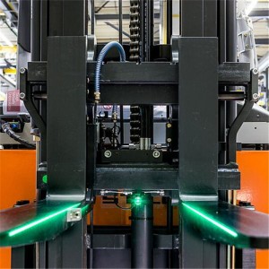 Forklift Laser Guide System for Warehouse for Handling Goods