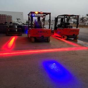 Warehouse Safety LED Forklift Red Zone Light for Pedestrian Safety