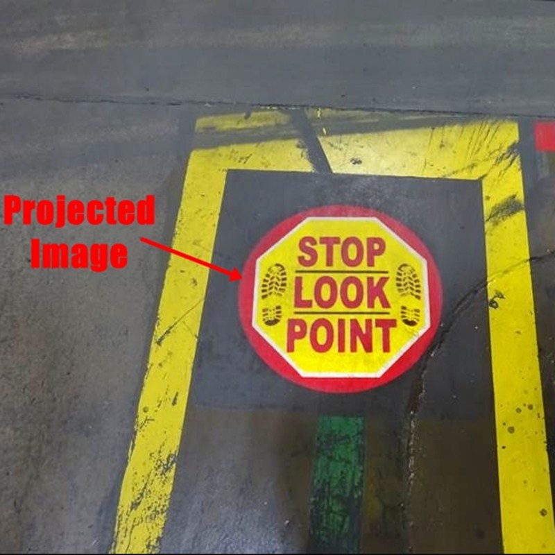Custom Safety Sign Gobo Projector Light