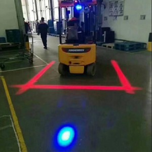 E;ectric Stacker Warning Red Zone Safety Light